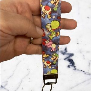 Handmade Faux Leather Keychain